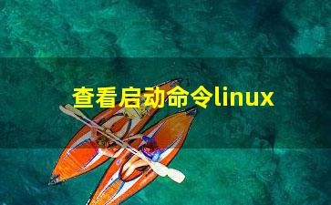 查看启动命令linux？